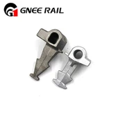 Eingegossene Schienenschulter