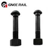 Eisenbahn-Fischbolzen mit ovalem Hals